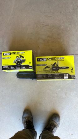 Cordless Skill saw and cordless chain saw