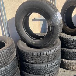 265/70/17 Goodyear Set Of 4 Tires 95% Installed And Balanced Set De 4 Llantas Como Nuevas Instaladas Y Balanceadas