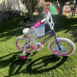 Huffy Girls Bike With Training Wheels New 
