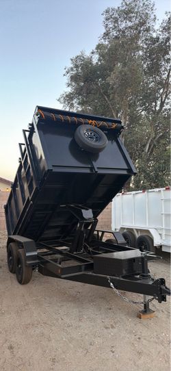 Sissor hoist dump trailer 12 ft ! 2027