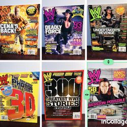 6 Vintage Wrestling Magazines