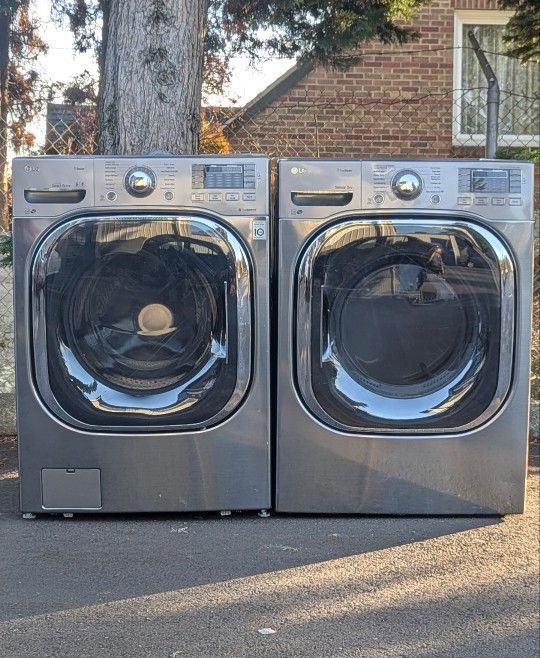 LG XL Capacity 4.5cuft Washer And 7.4cuft Electric Dryer. Works Perfect. 30 days warranty. See more on my page.