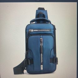 Sling Backpack with USB Charging Port - Lightweight and Waterproof for Daily and Outdoor Use