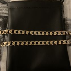 Flat curb necklace (7mm)