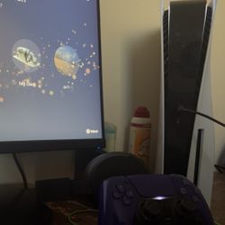 ps5 controller monitor and headset