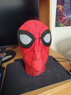 Spiderman Mask With Foam Mannequin Head
