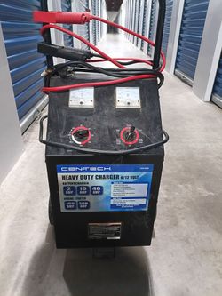 Cen-tech 6-12v 10-40 amp battery charger