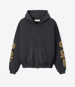 Essential fear of god zip up hoodie