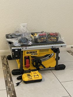 NEW DEWALT 60V FLEXVOLT 8 1 4 TABLE SAW KIT for Sale in Spring TX OfferUp