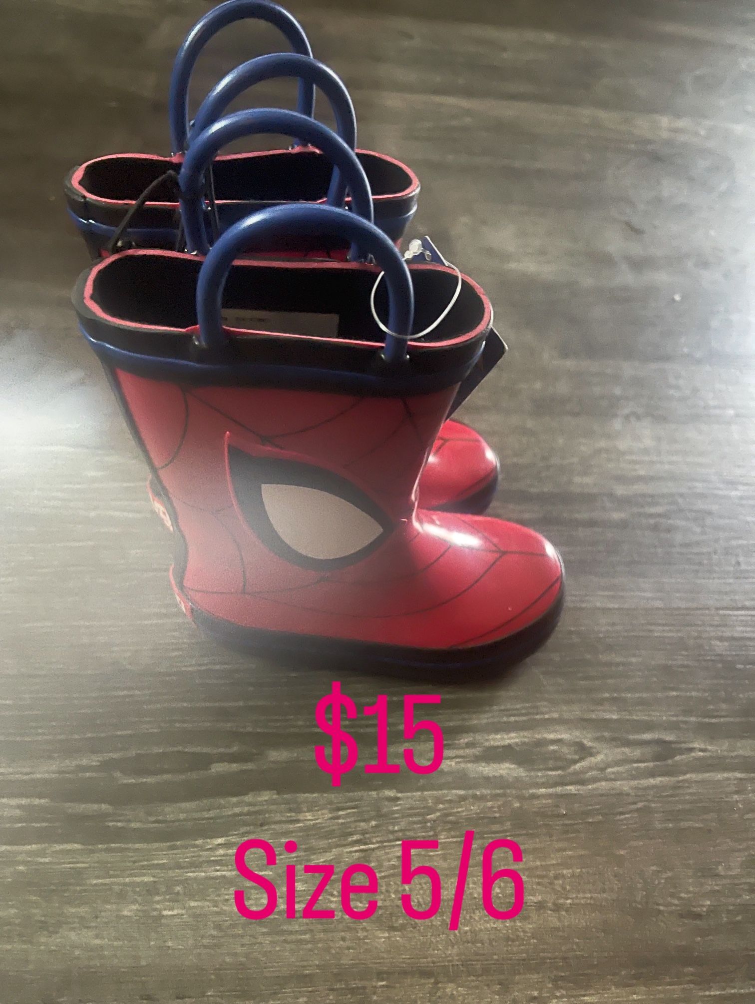 Kid Spider-Man Rain Boots