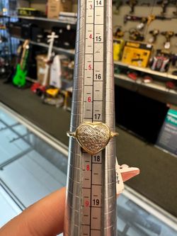 14KT cz heart 44919-3