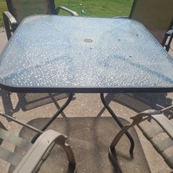 Patio Table And Chairs Excellent Condition Can Deliver Okc Area 30
