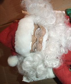 Sleeping Santa And Bear 