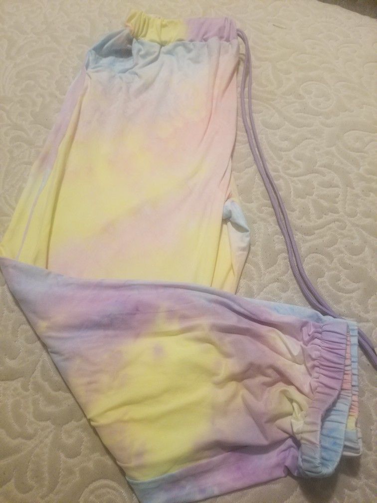 Pastel Tie Dye Joggers