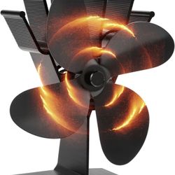 4 Blade Stove Fan 
