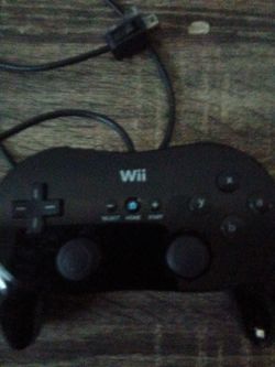 Nintendo Wii Classic Controller Pro Black