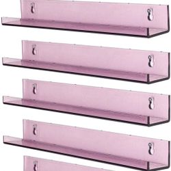 Vanity Shelves Pink