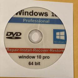 Window 10 Pro 64 Bit DVD With Key 