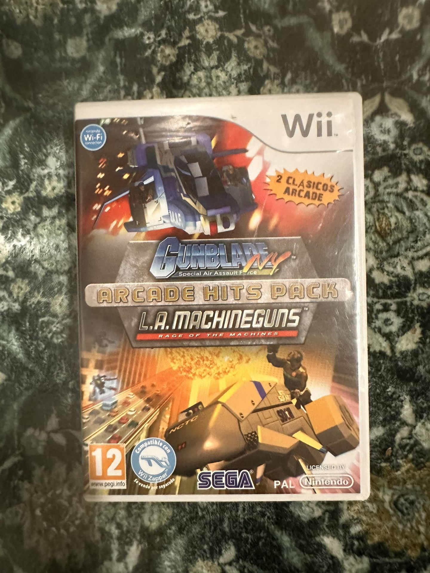 Nintendo Wii Gunblade N.Y. & L.A. Machineguns Arcade Hits...