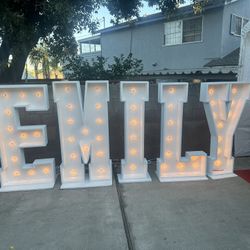 Marquee Letters And Numbers 