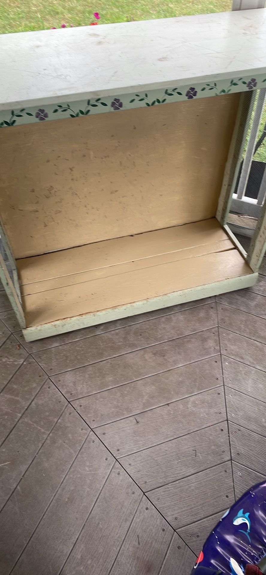 Storage On Wheels 2ftx 4ft X 5ft Also Metal Shelf Maybe Mid Century