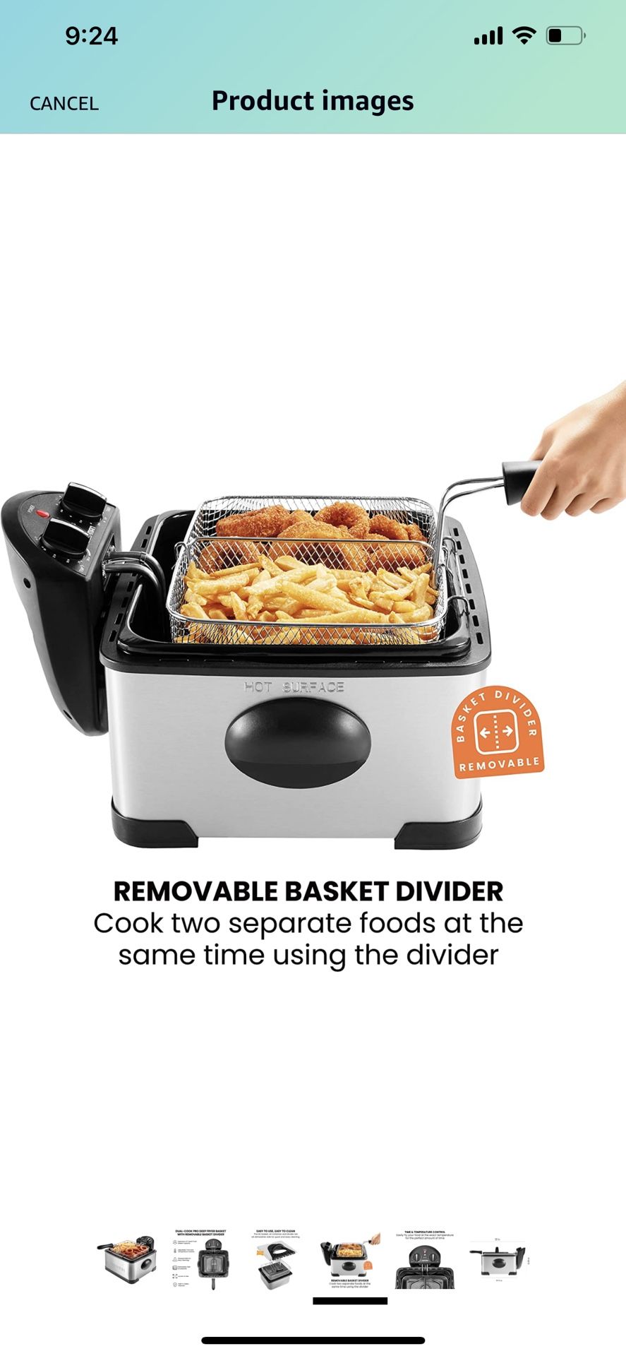 Chefman 4.5L Dual Cook Pro Deep Fryer for Sale in San Antonio, TX OfferUp