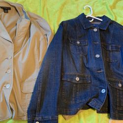 Two plus size jackets