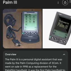 PALM III first portable Computer