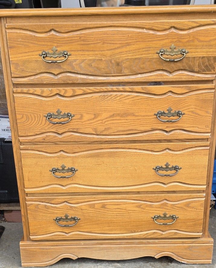 Solid Wood Chest Dresser