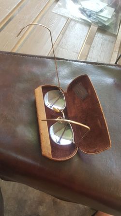 Vintage glasses gold filler