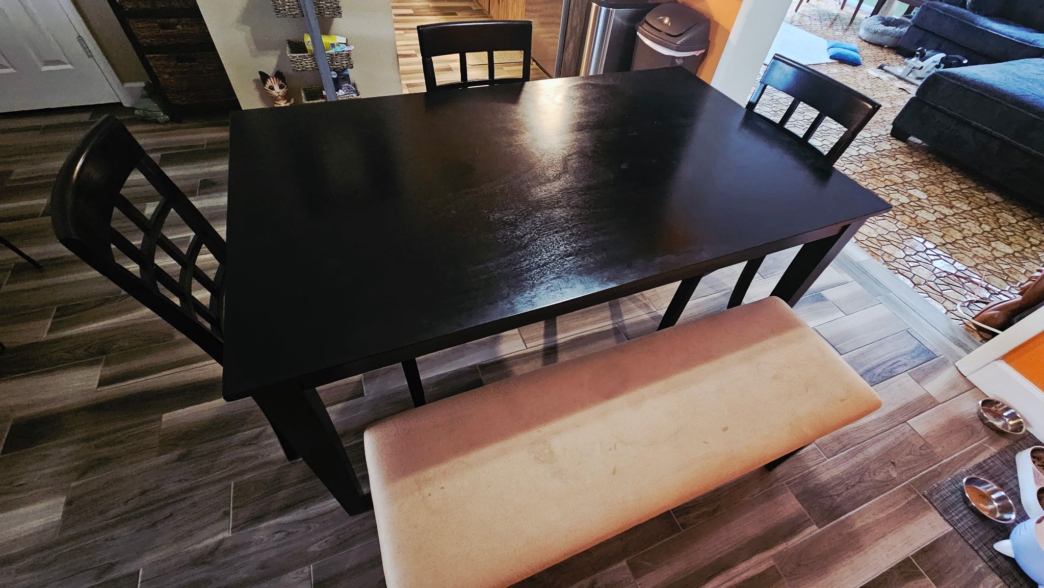 Dining Table 3 Chairs And Bench