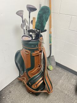 Golf bag and clubs