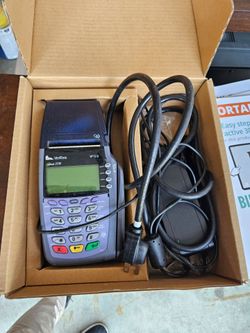 Verifone VX510 OMNI 3730 LE Credit/Debit Card Machine with Power Cord