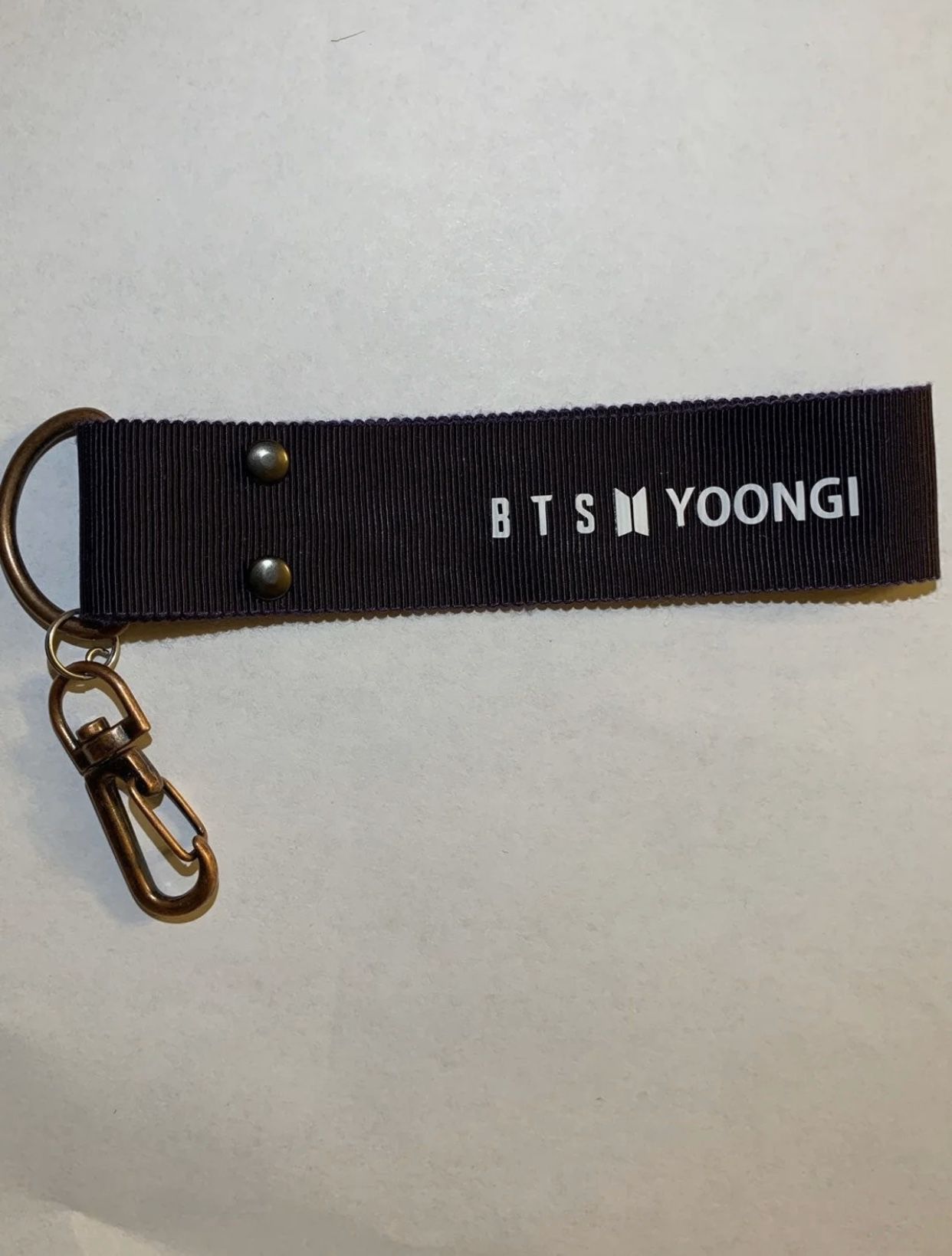 BTS love yourself yoongi keychain strap