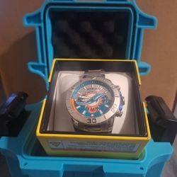 Invicta NFL Miami Dolphins Men's Watch - 45mm, Steel (47936) W/ Invicta 1837 Collectible Box