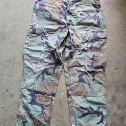 Army Green Camo Pants