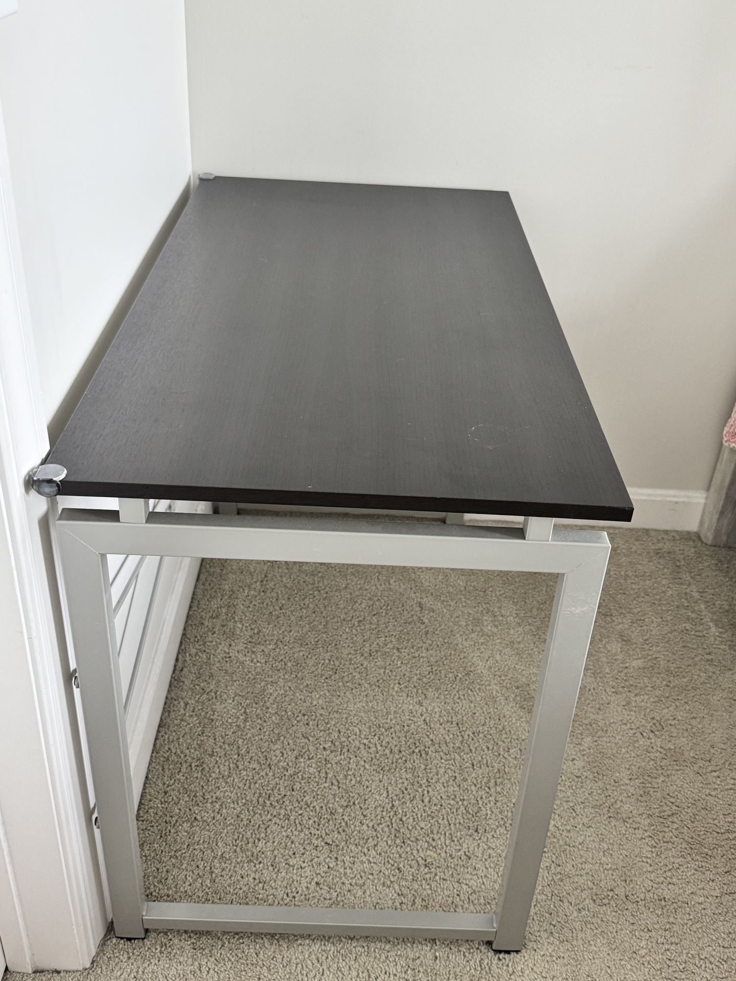 Metal Frame And Wood top Table