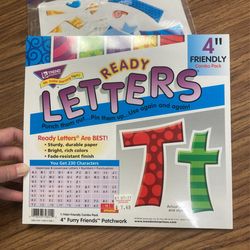 Colorful Bulletin Board Letters