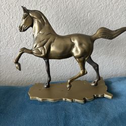 Brass Horse Statue 