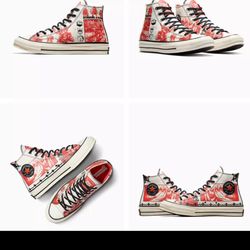 Dunegons & Dragons x Chuck Taylor All Star High Egret Red