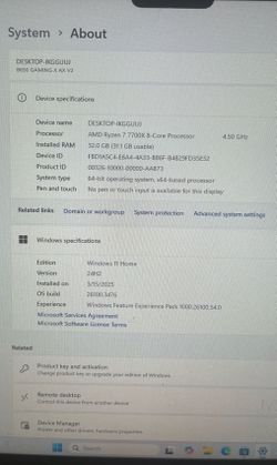 Built Pc BRAND NEW never Used Besides Testing 