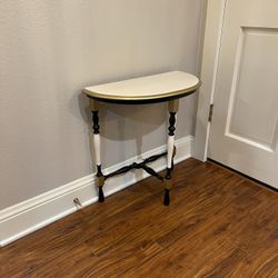 Antique Half Moon Table