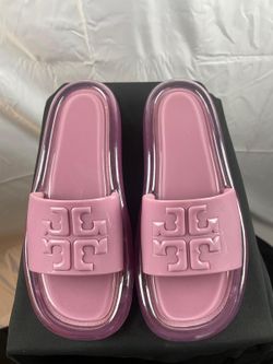 Pink Bubble Jellies By Tory Burch