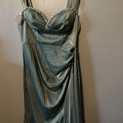 Sage Green bridesmaid Prom Dress