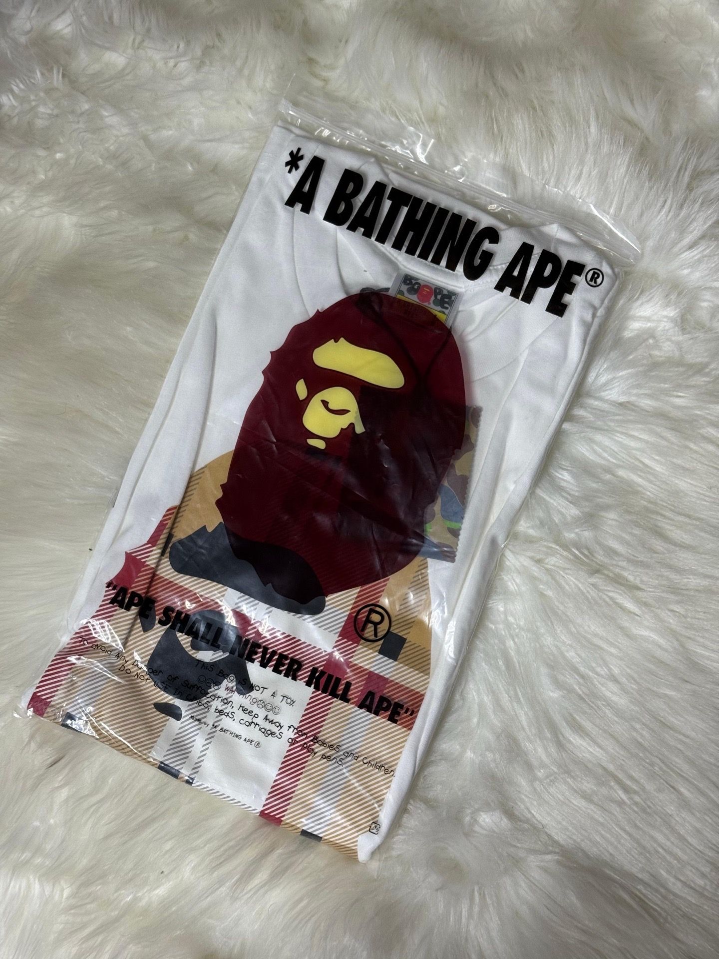 NEW BAPE SHIRT BURBERRY