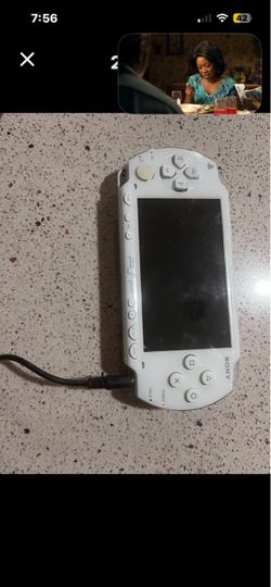 White PSP-1000 Bundle For Parts/Repair + Cables & SD Card (⚠️READ DESCRIPTION ⚠️)