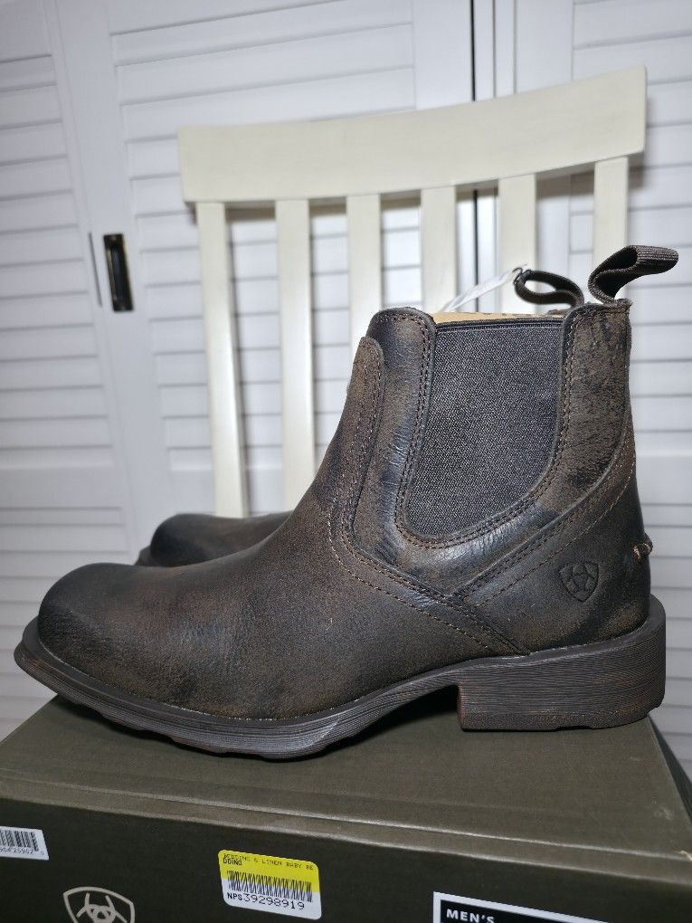 Ariat Midtown Rambler Stone Chelsea Boots Square Toe 10031635 Men's ...