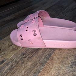 Pink Gucci Slides Size 9.5