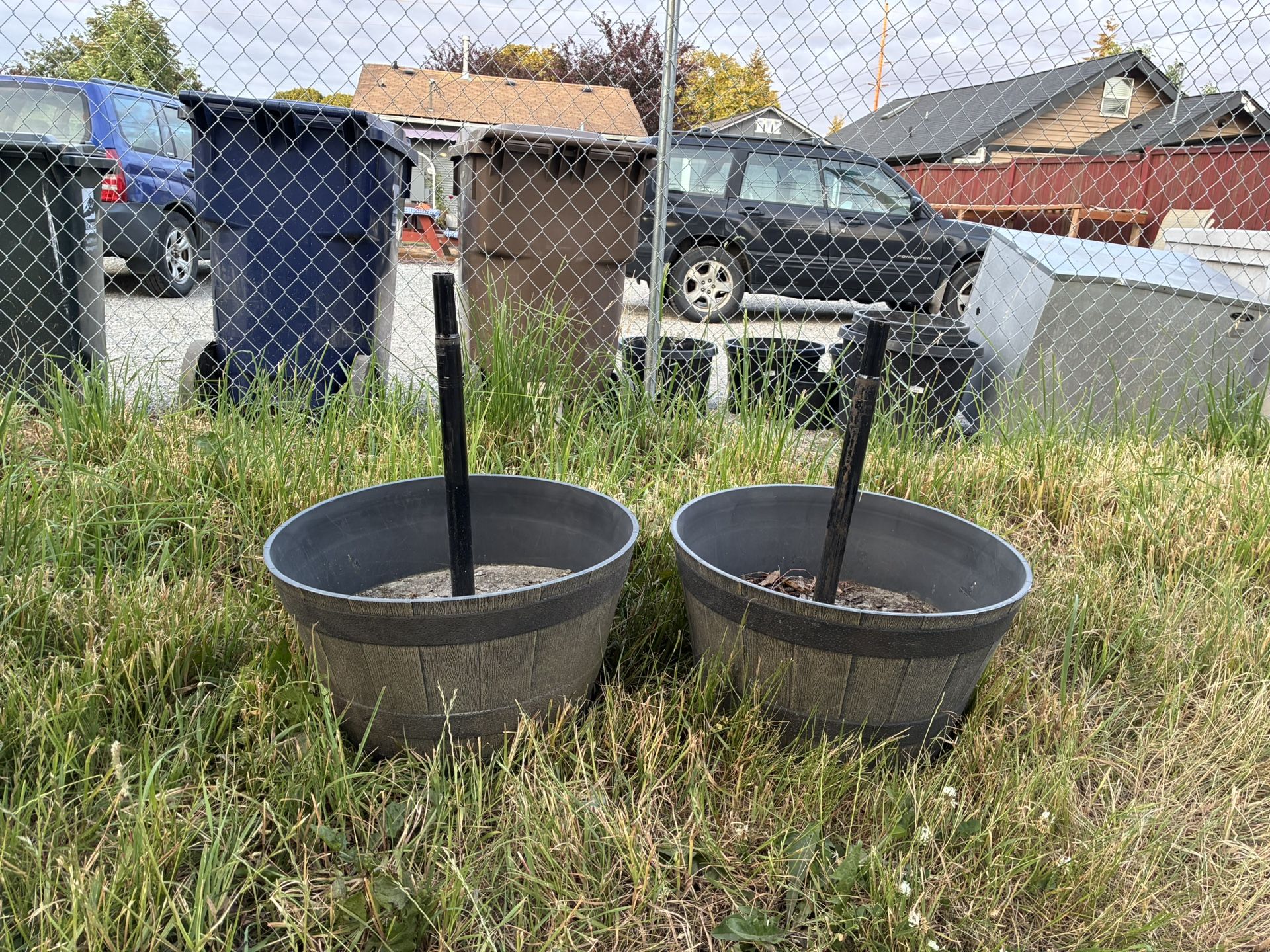 Concrete Umbrella Stands FREE