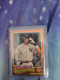 Aaron Judge Topps Heritage New Age Performers Card